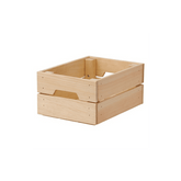 KNAGGLIG Box, small pine 23x31x15 cm